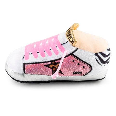 Golden Pooch Pink Tennis Shoe Squeaker Toy