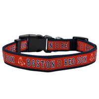 Boston Red Sox Dog Satin Collar or Leash