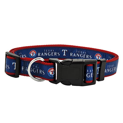 Texas Rangers Satin Dog Collar or Leash