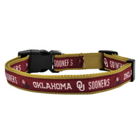 OK Sooners Dog Satin Collar or Leash