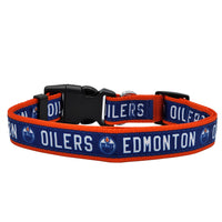 Edmonton Oilers Dog Satin Collar or Leash