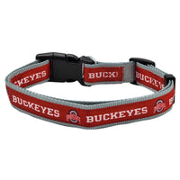 OH State Buckeyes Dog Satin Collar or Leash