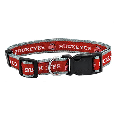 OH State Buckeyes Satin Dog Collar or Leash