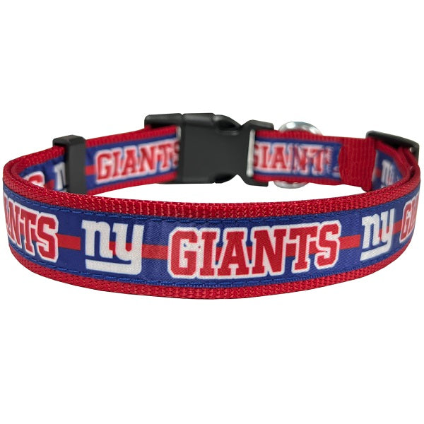 New York Giants Satin Dog Collar or Leash