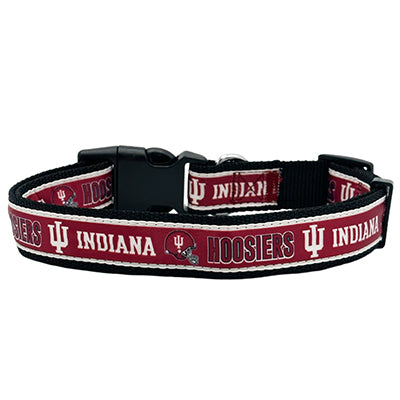 IN Hoosiers Dog Satin Collar or Leash