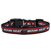 Miami Heat Dog Satin Collar or Leash