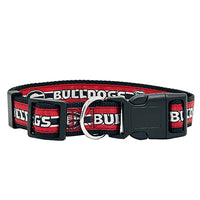 GA Bulldogs Dog Satin Collar or Leash