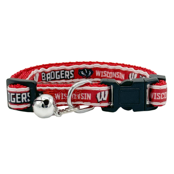 WI Badgers Cat Satin Collar