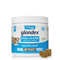 Glandex Anal Gland Support Soft Chew Peanut Butter - 60 count