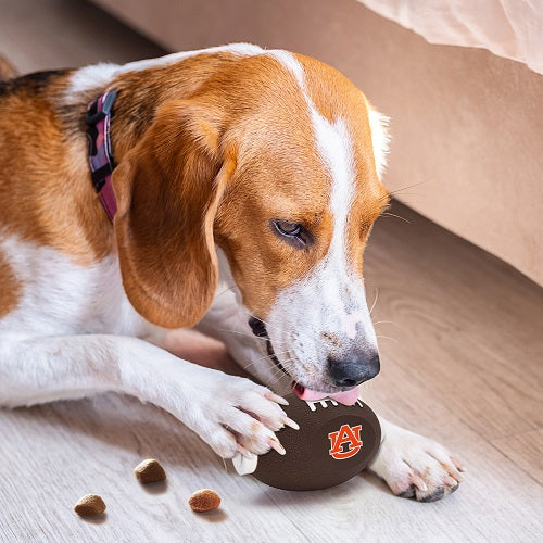 Auburn Tigers Treat Dispenser Football Toy