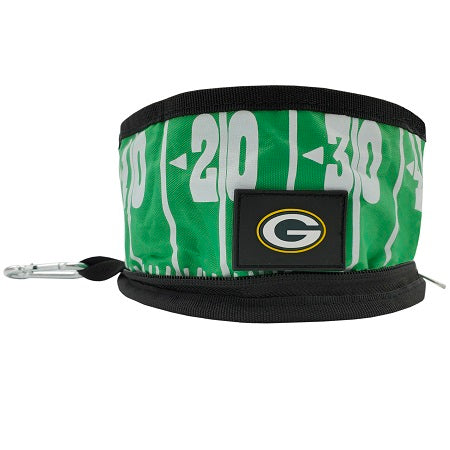 Green Bay Packers Collapsible Pet Bowl