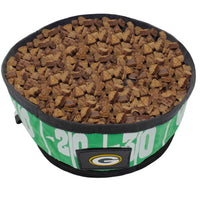 Green Bay Packers Collapsible Pet Bowl
