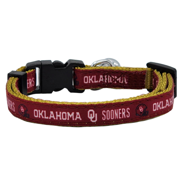 OK Sooners Cat Satin Collar