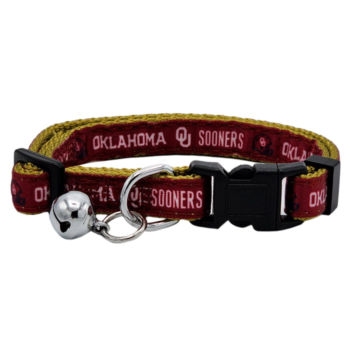 OK Sooners Cat Satin Collar