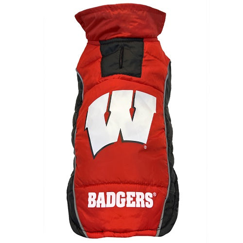 WI Badgers Game Day Puffer Vest