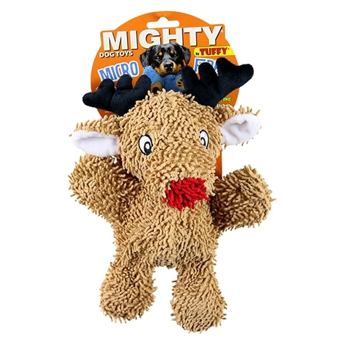 Mighty Microfiber Ball - Reindeer Tough Toy