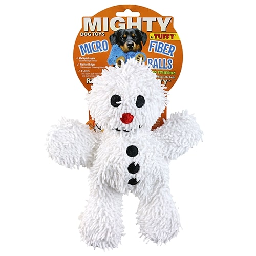 Mighty Microfiber Ball - Snowman Tough Toy