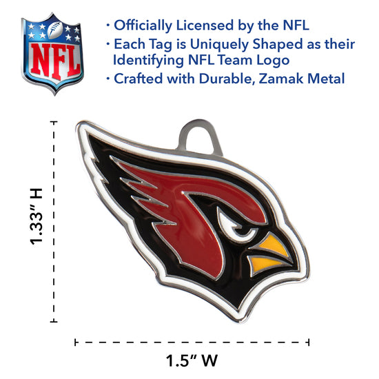 AZ Cardinals Pet ID Tag