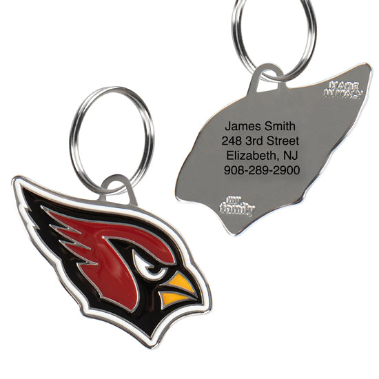 AZ Cardinals Pet ID Tag