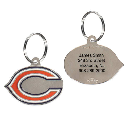 Chicago Bears Pet ID Tag