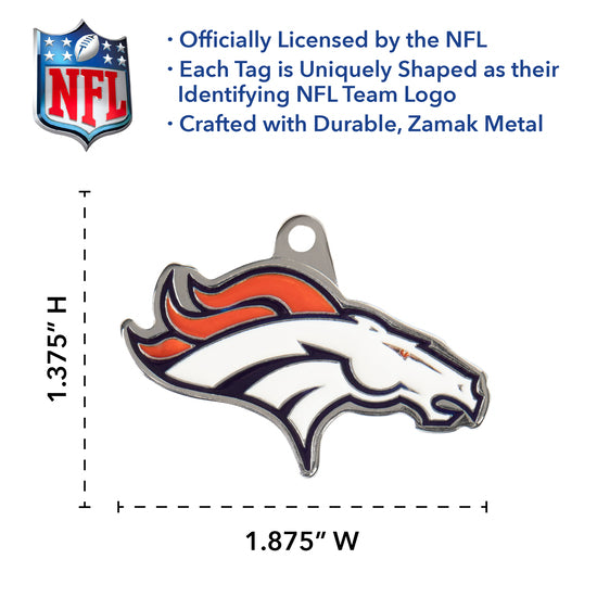 Denver Broncos Pet ID Tag