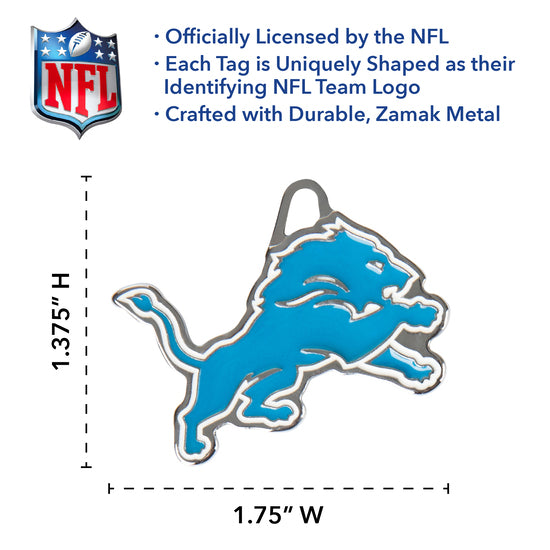 Detroit Lions Pet ID Tag