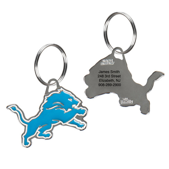 Detroit Lions Pet ID Tag