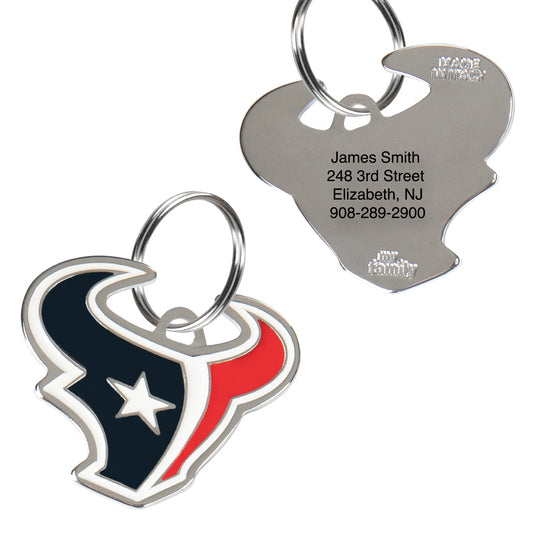 Houston Texans Pet ID Tag