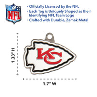 Kansas City Chiefs Pet ID Tag