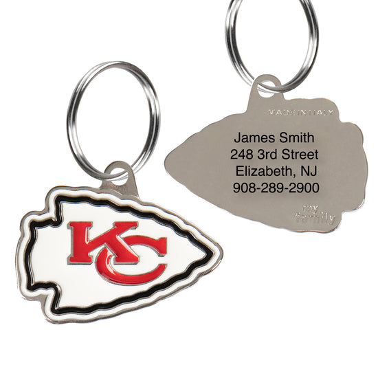 Kansas City Chiefs Pet ID Tag