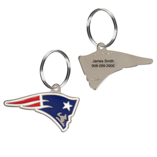 New England Patriots Pet ID Tag