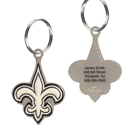 New Orleans Saints Pet ID Tag