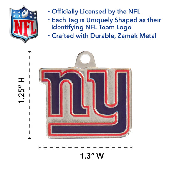 New York Giants Pet ID Tag