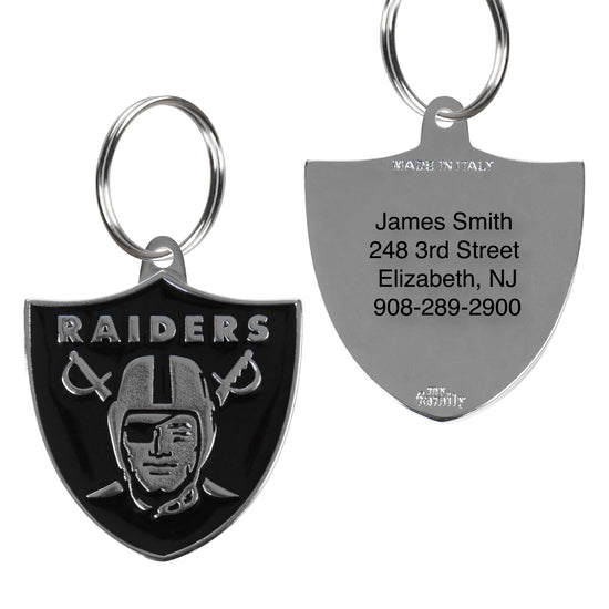 Las Vegas Raiders Pet ID Tag