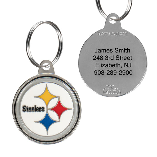 Pittsburgh Steelers Pet ID Tag