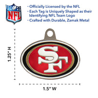 San Francisco 49ers Pet ID Tag