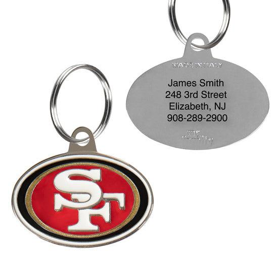 San Francisco 49ers Pet ID Tag