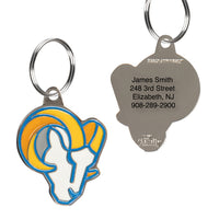 Los Angeles Rams Pet ID Tag