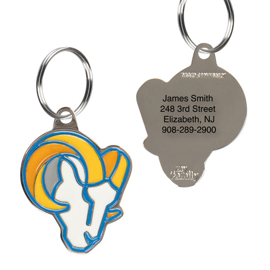 Los Angeles Rams Pet ID Tag