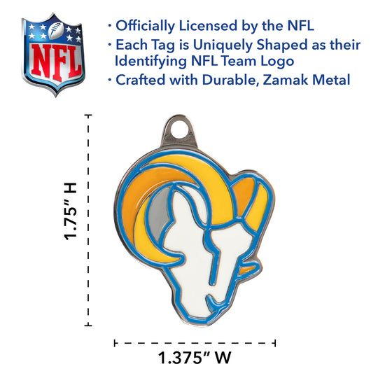 Los Angeles Rams Pet ID Tag