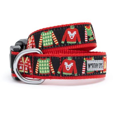 Ugly Christmas Sweaters Collection Dog Collar