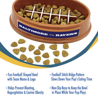 Baltimore Ravens Football Slow Feeder Bowl