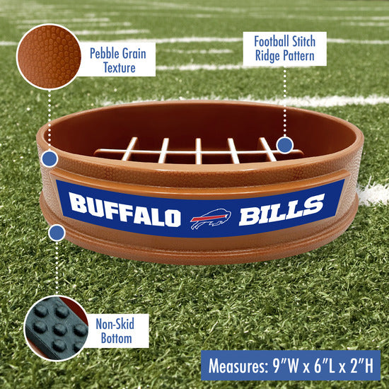 Buffalo Bills Football Slow Feeder Bowl