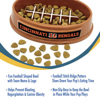 Cincinnati Bengals Football Slow Feeder Bowl