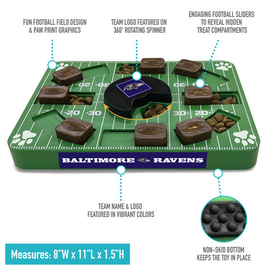 Baltimore Ravens Interactive Puzzle Treat Toy