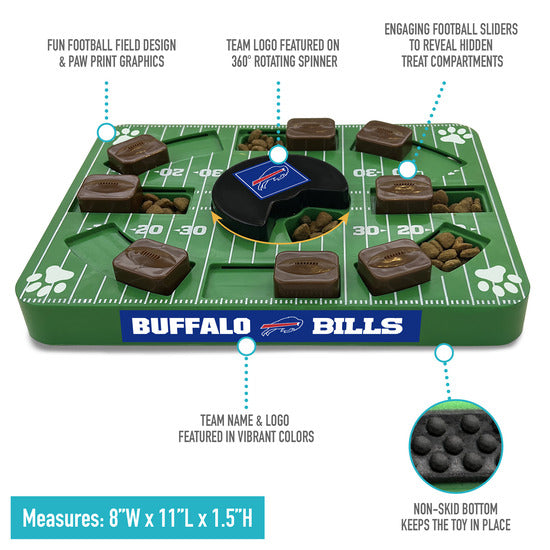 Buffalo Bills Interactive Puzzle Treat Toy