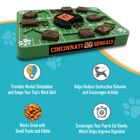 Cincinnati Bengals Interactive Puzzle Treat Toy