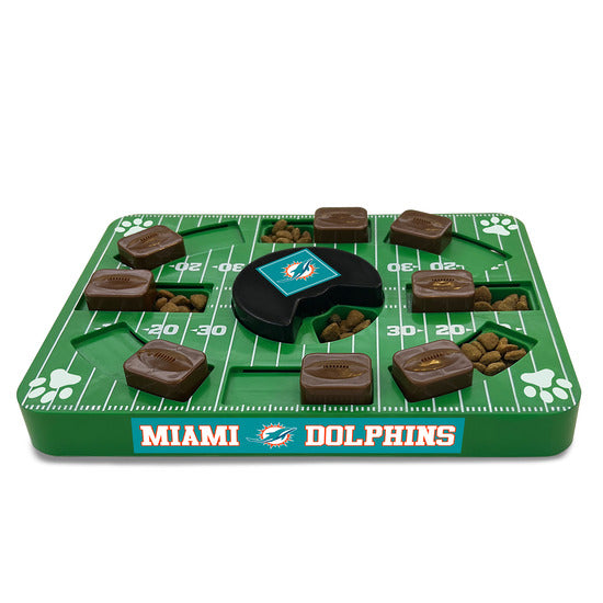 Miami Dolphins Interactive Puzzle Treat Toy