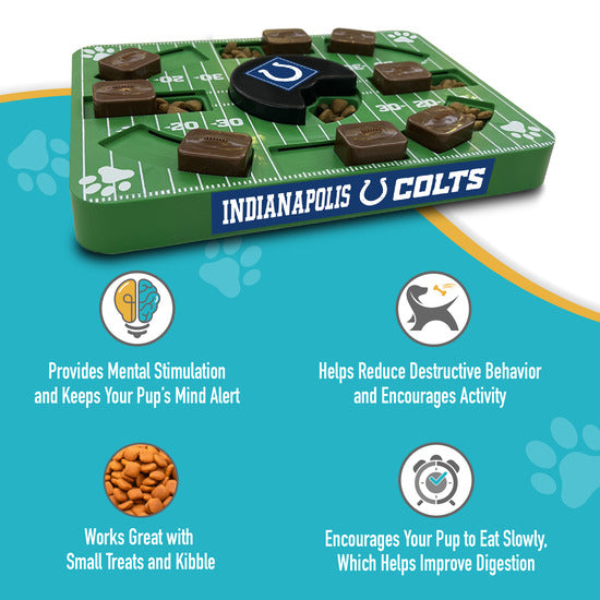 Indianapolis Colts Interactive Puzzle Treat Toy