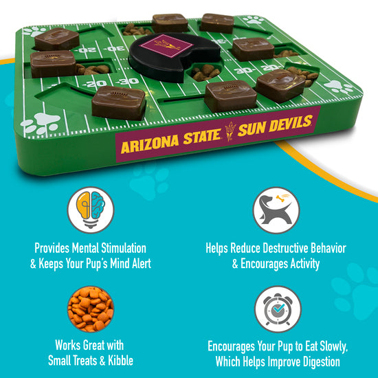 AZ State Sun Devils Interactive Puzzle Treat Toy